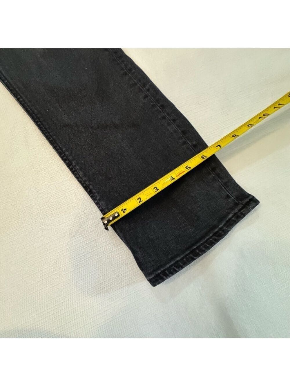 Denim Forum ARLO high Rise Straight Leg Jeans High-Waisted Size 24 - Picture 11 of 11